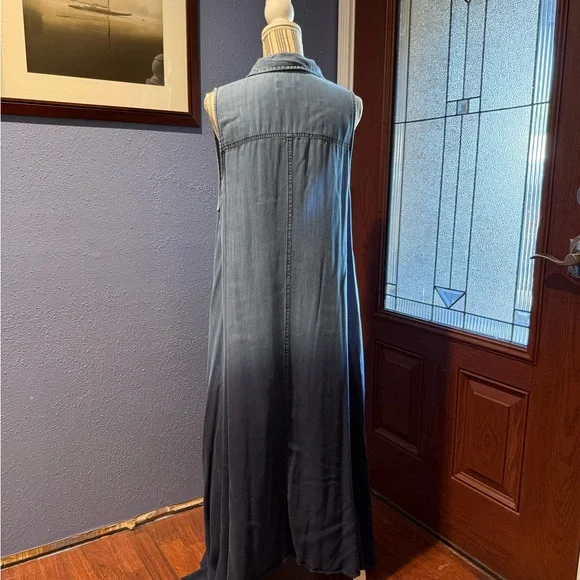 OSO Casuals Light Blue Denim Dress - Picture 3 of 4